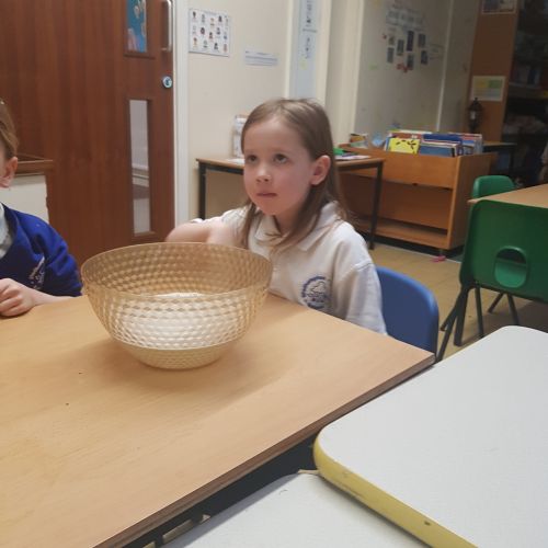 Learning about how to stop germs spreading.