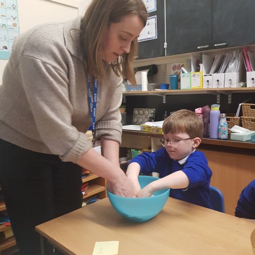 Washing the germs away!