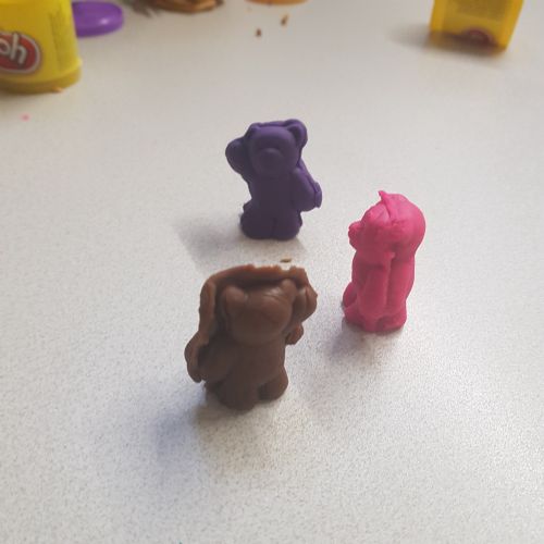 Playdough characters